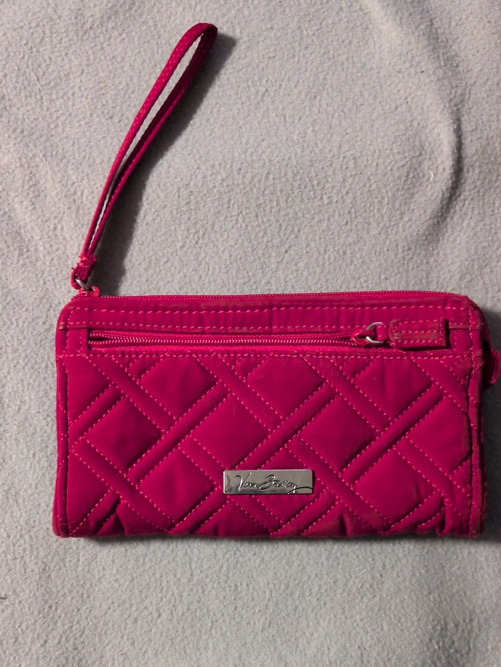 Vera Bradley Red Quilted Wristlet Wallet